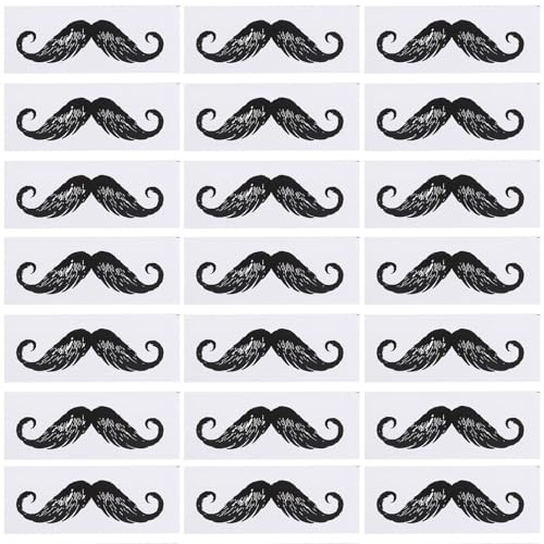 TEHAUX Nose Hair Wax Kit with 50Pcs Moustache Protector Stickers for Nose and Mouth Hair Removal Suitable for Small Curly Mustaches and Adults