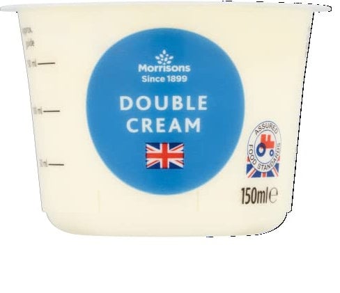 Morrisons Double Cream, 150ml