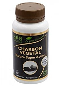 Sfb laboratoires - Charbon végétal activé nature - 120 gélules - Ventre plat et confort d'une bonne