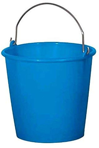 ALUMINIUM ET PLASTIQ Seau ménage 8 L, gradué Bleu