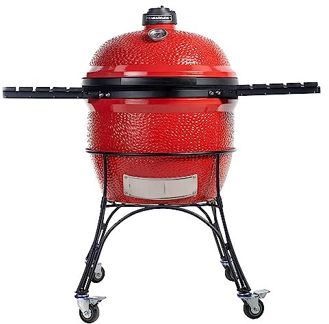 Kamado Joe BJ24RH Big Joe Charcoal Grill, Blaze Red