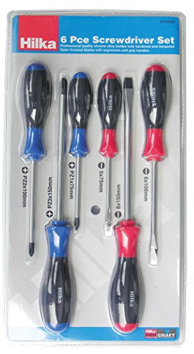 6PC Soft Grip Screwdriver Set