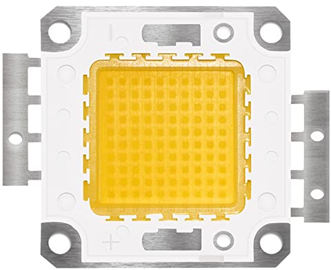 Tesfish 100W LED Chip LED Leuchtperlen Warm Weiß 3000K Glühbirne Hohe Leistung Energieeinsparung Lampe Chip