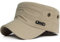 Kuyou Unisex Army Military Flat Cap Vintage Cotton Baseballmütze Kappe (007Beige)