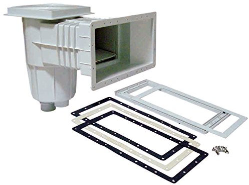 AquaForte Wandskimmer, Groß 15 L mit breitem Zulauf, Weiß, 58.2 x 45.2 x 43.8 cm