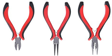 rosenice 3 Stücke Schmuck Werkzeug Zangen, klein Zangen Set für Schmuckherstellung