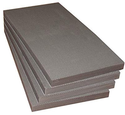 FWP4020Bx4 Selbstklebende, Dicke Schaumstoff-Schutzstreifen zum Schutz von Garagenwänden und Autotüren, 40x20x2 cm, Schwarz (4 Stück)