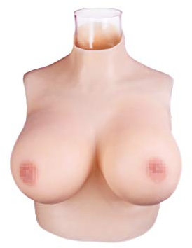 Minaky Silicone Breast Form Breastplate Realistic Fake Breast C-G Cup for Crossdressers Drag Queen Mastectomy Transgender Cosplay - New lightweight Version