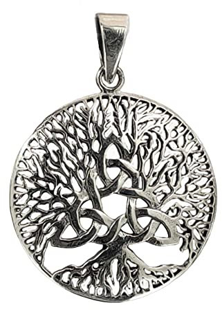 Kiss of Leather Lebensbaum Anhänger aus 925 Sterling Silber Nr. 401