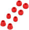 Replacement Silicone Earbuds Ear Tips Eargels Buds Set Compatible with Beats by Dr. Dre Powerbeats Pro Wireless in-Ear Earphones (4 Pairs/Lava Red)