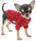 LOPHIPETS 100% Cotton Dog Tee Shirt for Small Dogs Teacup Chihuahua Yorkie Puppy Clothes-Red/XS