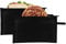 Moyad Reusable Lunch Bag 2 Pack, Small Sandwich Snack Bags, Lunch Food Storage Zipper Pouch Packing Bag for Men Women Adults, Dishwasher Safe, BPA Free, Compact Cooler Bag (Black, S)