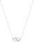 s.Oliver Kette mit Anhänger 925 Sterling Silber Damen Halsschmuck, 42+3 cm, Silber, Herz, Kommt in Schmuck Geschenk Box, 2035753