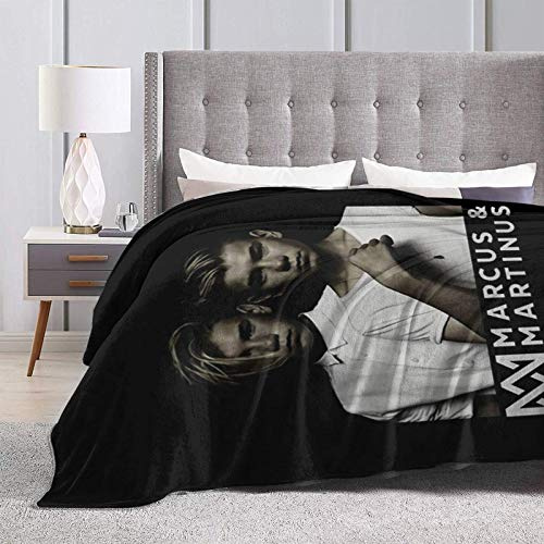 YINGD Superweiche Marcus & Martinus bequeme Überwurfdecken für vier Jahreszeiten, leichte warme Decken, geeignet für Sofadecken von 125 cm x 100 cm