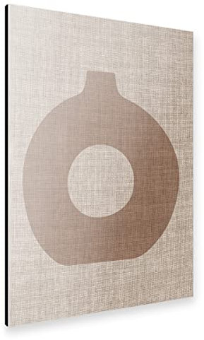artboxONE Alu-Print 150x100 cm Japandi vase Coco von Künstler TW Living