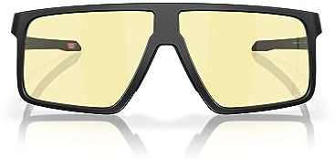 Oakley Herren Oo9285 Helux Rechteckige Sonnenbrille, Mattschwarz/Prizm Gaming, 61 mm