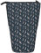 Melbrakin Federmäppchen mit Standfunktion und Reißverschluss für Damen, Herren, Jungen und Mädchen, Marineblau
