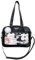 Ita Bag Umhängetasche, Kawaii, niedliches Design, Messenger, japanische transparente Schultertaschen, Schwarz + Fellball