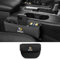 NICKAL Autositz Gap Aufbewahrungsbox, für Smart Fortwo 451 450 453 EQ Forfour Forjeremy Pu-Leder Auto Seat Gap Seitentaschen Organizer Aufbewahren von Autoartikeln Zubehör,Black Style