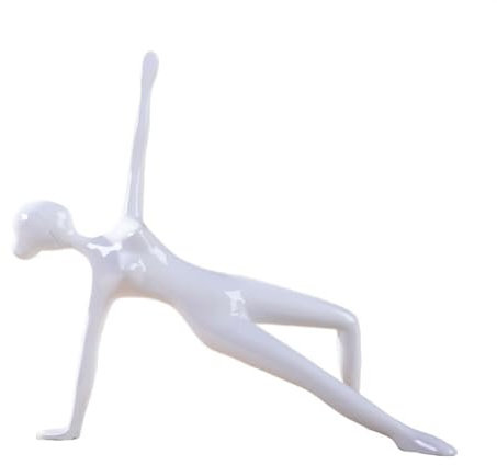 HASMI Schreibtisch deko Yoga-Mädchen-Dekorationen, Moderne minimalistische Ornamente, kleine Figuren, Kunsthandwerk, kreative Harzmöbel Decoración del hogar (Size : B)