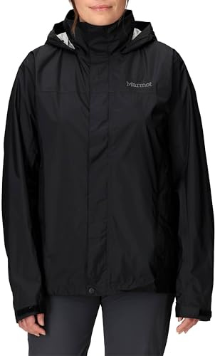 Marmot Damen Wm's PreCip Eco Jacket, Wasserdichte Regenjacke, winddichter Regenmantel, atmungsaktiv, faltbarer Hardshell Windbreaker, ideal zum Fahrradfahren & Wandern