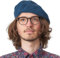 CHARM Baskenmütze Damen Barett Herren Beret Häkelmütze Strickmütze aus 100% Baumwolle Barrett für Sommer & Winter Navy Dunkel Blau