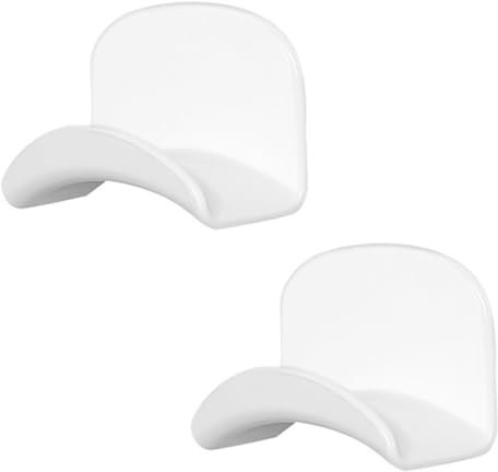 LuLiyLdJ Soporte para Auriculares de Pared y Escritorio - Gancho Universal para Colgar (Blanco), 2 Piezas