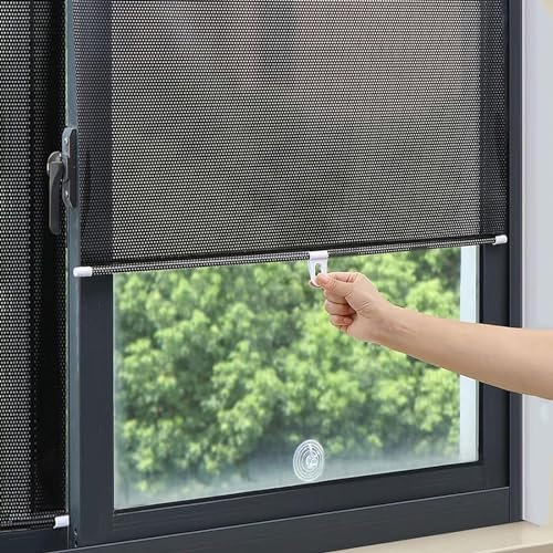 PIPRE Tende oscuranti con Ventose,Anti-UV Tenda avvolgibile di Larghezza,frangisole Automatici a Scomparsa,Senza forare,Tende temporanee Portatili per Porte e finestre, 68 x 125cm