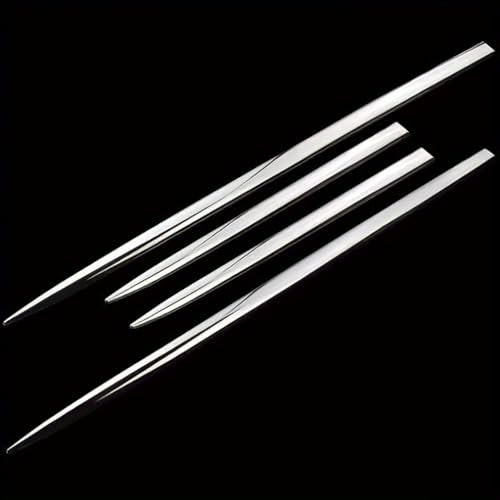 Car Wing Spoiler,kompatibel mit Suzuki Samurai,4pcs Car Body Styling Seitenschweller,2-Silver