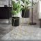 ML-Design 2 Soportes para Plantas de Metal Negro-Dorado Macetero Pedestal 21x21x51/24x24x70,5 cm Jardinera para Interior o Exterior Industrial Decorativo Construcción Robusta y Estable para Flores