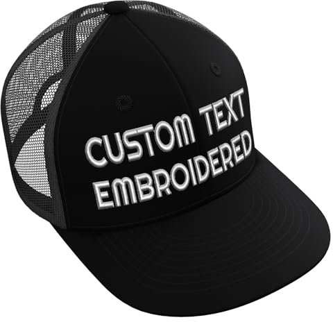Bemaystar Personalisierte Kappe mit Stickerei Text,Cap Mit Bestickt Text,Individuelle Baseballkappen Personalisiert Geschenk für Damen und Herren