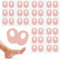 36pcs Coussinets Cors pour Orteils, Coussinets Cors Ovales Pieds Coussinets Cors pour la Plante du Pied Pansements Cors Protecteurs Cors Dissolvants Cors Coussinets de Cors Pour Pieds