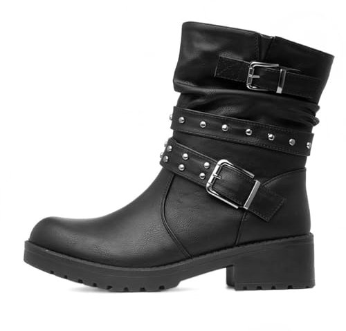 Lilley Meredith Womens Black Calf Boot - Size 8 UK - Black