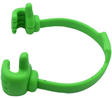 Phone Stand Holder,Thumbs Up Lazy Hand Arm Finger Holder,Funny Novelty Gifts for Men Women,Thumbs Up Lazy Phone Stand Mens Stocking Fillers Xmas Gifts (green)