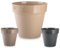 Parence.- Pequeña Maceta de plástico - 12 cm de diámetro, Ligera y Resistente, Ideal para plántulas, esquejes y Plantas de Interior - Color Aleatorio