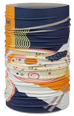 BUFF| Neckwear Original Ecostretch Scarf, Tubular, Multifunctional, Neck and Head, Running, Walking, Trekking, Sustainable, Lightweight Man Woman One Size