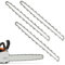3 Pack Chainsaw Chain for 14 Inch (35cm) Bar.3/8” Pitch LP 52 Drive Links 0.050” (1.3mm) Gauge Replacement Chain Chains Fits for Husqvarna Hyundai Einhell McCulloch Ryobi Oregon and More