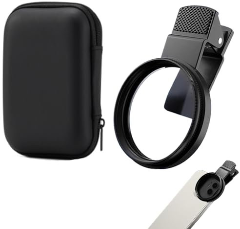 CPL Filter Handy, Polfilter 67mm, Polarisationsfilter Handy, 67 mm CPL Filter Mobile Phone Circular Polarising Filter, Universeller Clip-On Filter, Inklusive Schwarzer Aufbewahrungsbox 11*7,5*4 cm