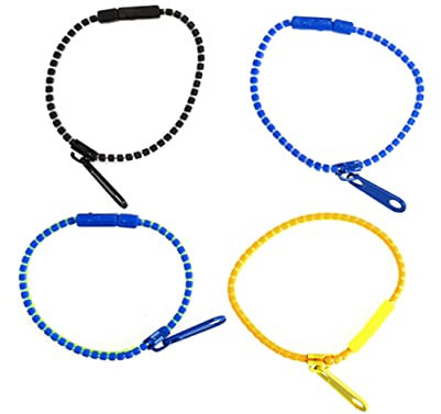 YARNOW Stück Zipper Freundschaftsarmbänder Reißverschluss Armbänder für Kindergeburtstagsfeiern Stressabbau und Kreative Spielzeuge Partygeschenk und Mitgebsel