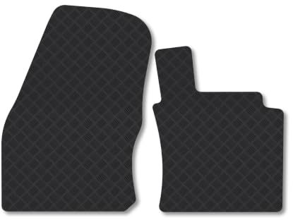 Ford Transit Connect (2021+) Rubber Van Mats Accessories Tailored Fit Compatible Accessory Waterproof Protection Non-Slip Car Floor Mats Full Coverage Durable Coverage with Clips