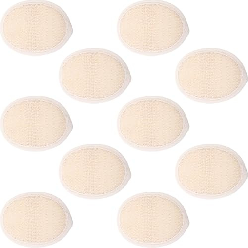 Einweg Luffa Peelingwaschlappen 10 Stück für Körper und Rücken