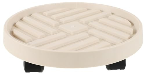 Levemolo Bandeja para macetas con Ruedas, Base ventilada para Plantas, Soporte de PP para jardineras en Exteriores y césped