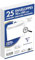 Clairefontaine 9811C - Packung mit 25 Umschlägen weiß 90x140mm, vertraulich, selbstklebend, 90g, 1 Pack