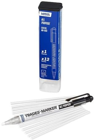 Markal 96130 trades-marker Starter Pack, White