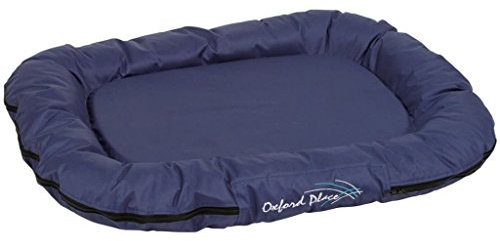 Kerbl Pet Liegekissen Oxford Place blau, 100x70x15 cm