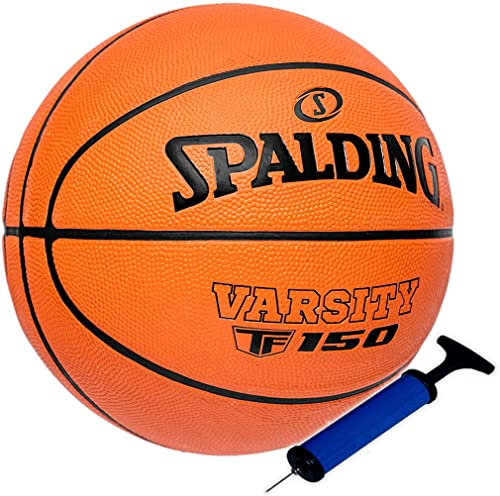 Spalding Basketball TF150 Varsity Outdoor Street Größe 5 + Ballpumpe