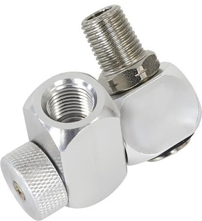 Sealey Sa900 Z-Swivel Air Hose Connector with Regulator 1/4Bsp