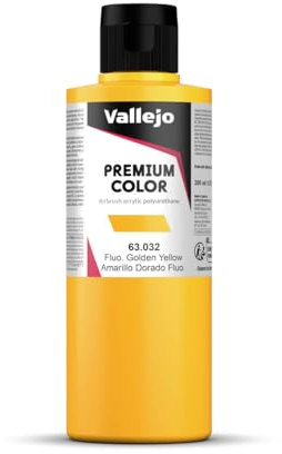 AV Vallejo Premium Color, 200ml, Fluo Gondel Yellow, Model paint, VAL63032