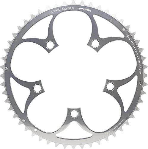 Spécialités TA Zephyr Compact 5-Arm 110pcd 9/10 Speed Chainring, Outer 44t, Silver