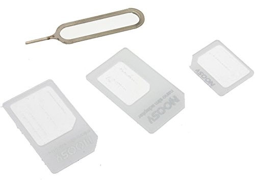 3 En 1 Sim Adaptador Empacar Nano Micro Estándar Móvil Teléfono Tarjeta Adaptador